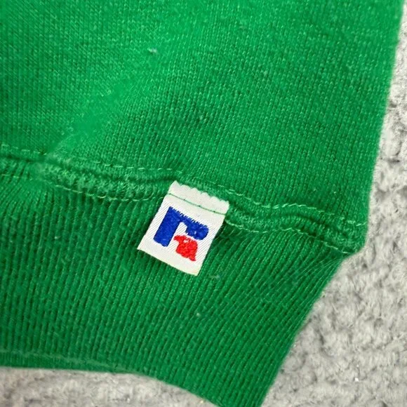 Vintage Christmas Sweatshirt XL Walker Tower Oklahoma University Sooners 80s - Picture 5 of 10